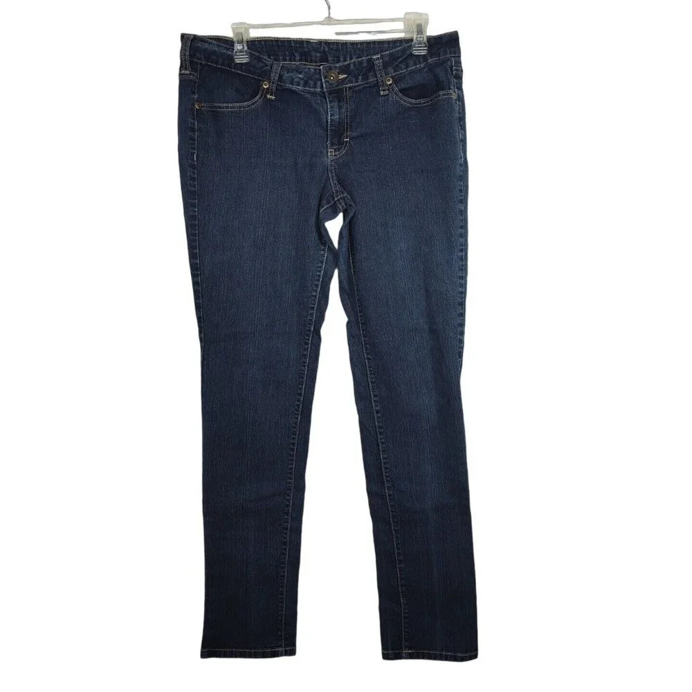 City Streets Denim Skinny Jeans Juniors Size 15 Blue Medium Wash Pockets